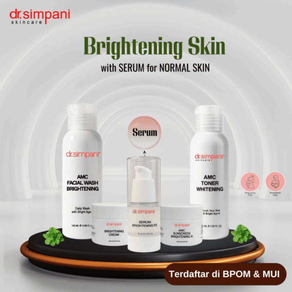 Brightening Skin with Serum dr Simpani | Skincare Glowing Aman untuk Kulit Normal & Kering