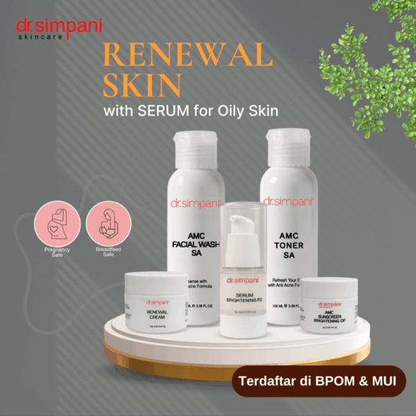 paket renewal skin untuk kulit berminyak